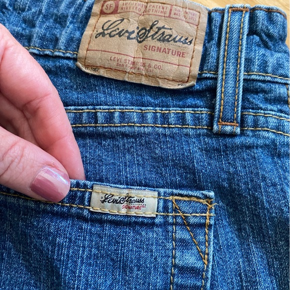 Levi Strauss & Co stretch midrise bootcut signature sz 8 - Picture 7 of 15